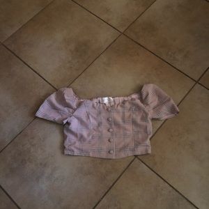 Pink forever 21 crop top